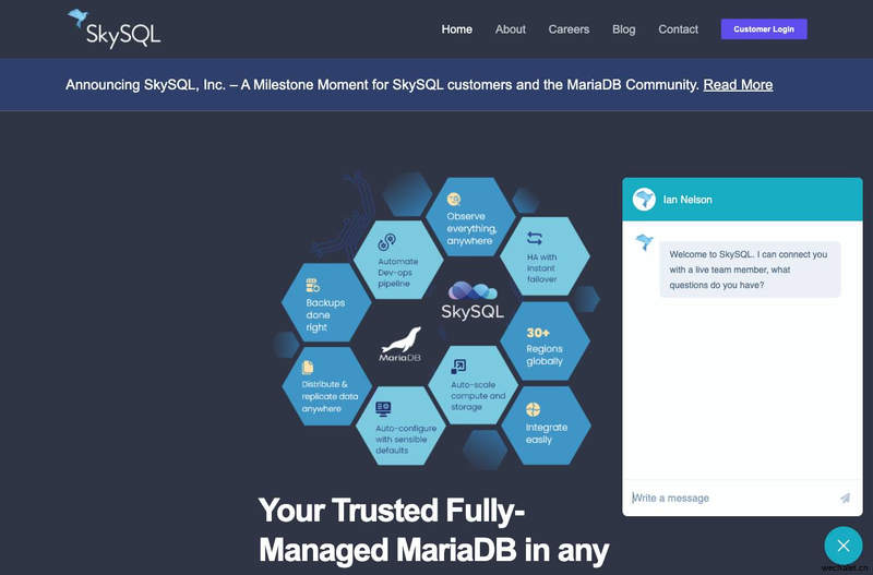 Home - SkySQL – Your Trusted, Full-managed MariaDB in any Cloud