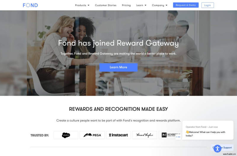 Fond | Employee Rewards & Recognition Made Easy