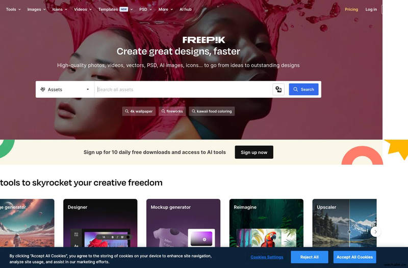 Freepik | Create great designs, faster