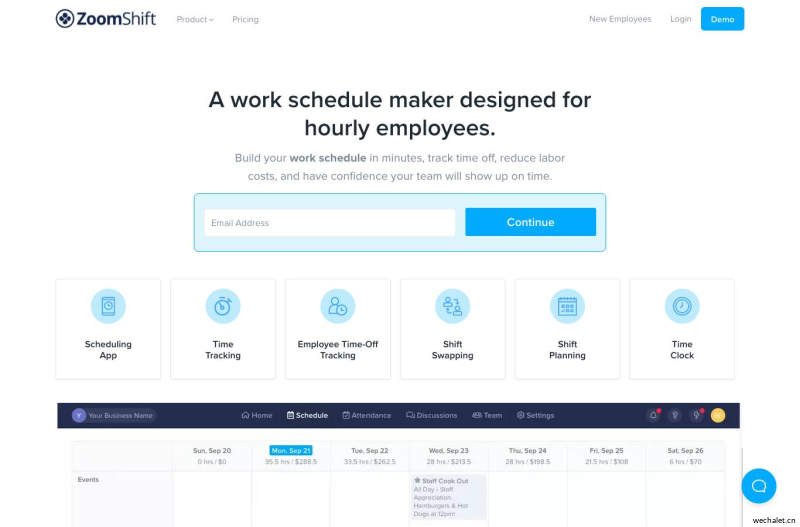 Free Work Schedule Maker & Time Clock App - ZoomShift