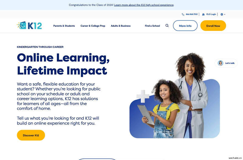 Online Learning Powered by K12