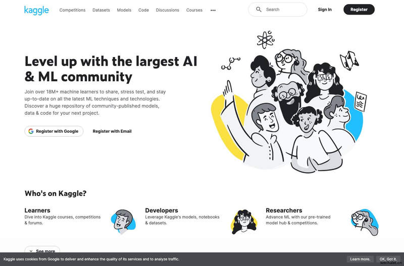 Kaggle：您的机器学习和数据科学社区